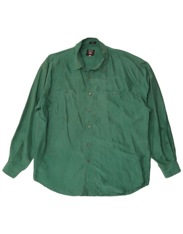 Cămașă bărbați Sea & Sky 2XL Mătase verde