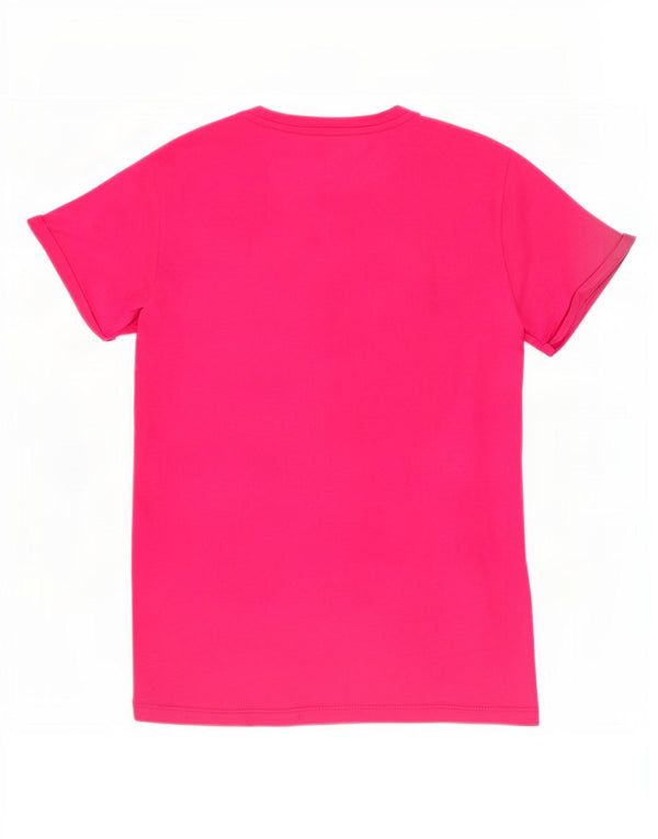 Tricou cu grafică Rifle pentru femei Top UK 14 Medium Pink