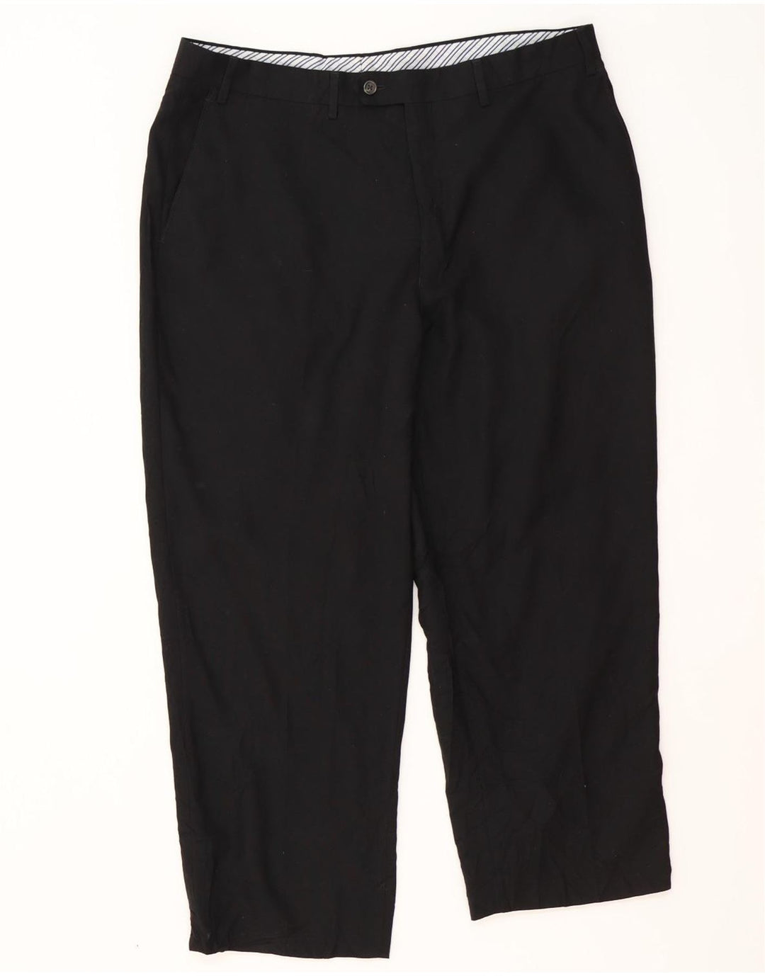 Pantaloni drepți Izod pentru bărbați L38 L26 Poliester negru