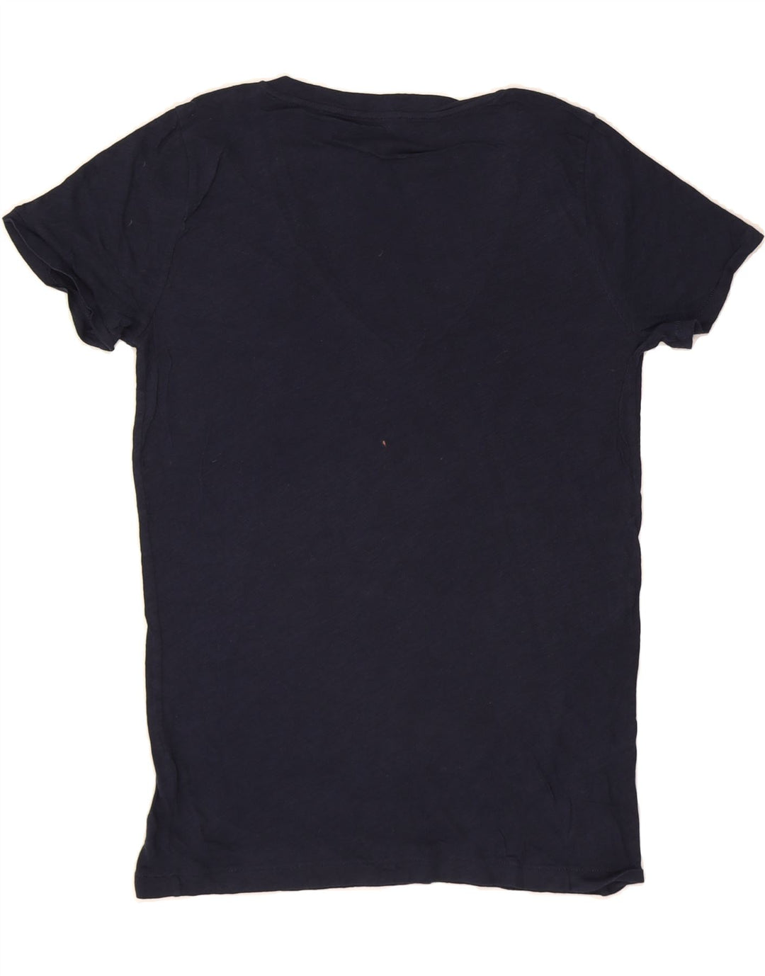 J. CREW Womens T-Shirt Top UK 12 Medium Navy Blue Cotton Vintage J. Crew and Second-Hand J. Crew from Messina Hembry 