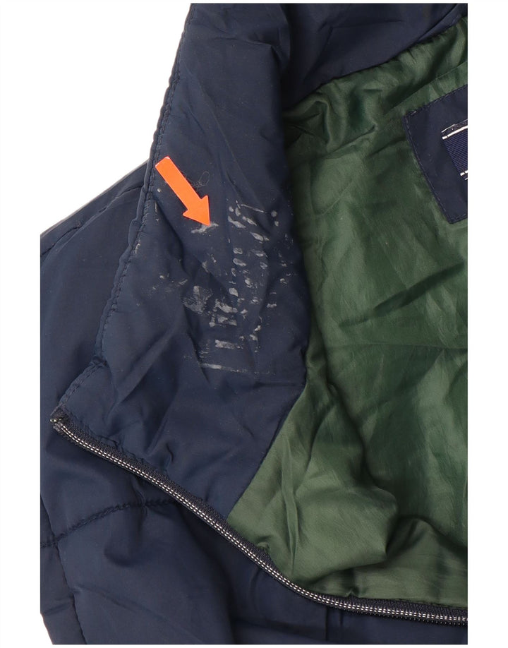 Gilet căptușit pentru bărbați IZOD UK 42 XL bleumarin poliester