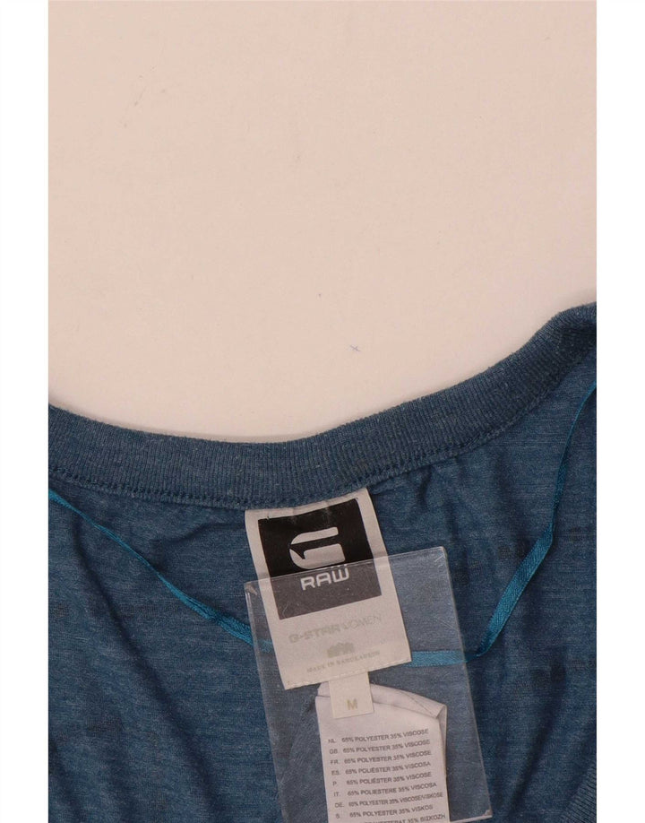 Tricou grafic G-Star pentru femei Top UK 12 Medium Blue Poliester