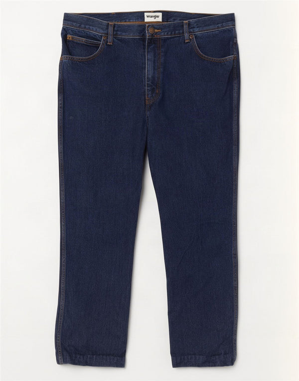 Blugi drepte pentru bărbați Wrangler Texas W38 L27 bumbac bleumarin