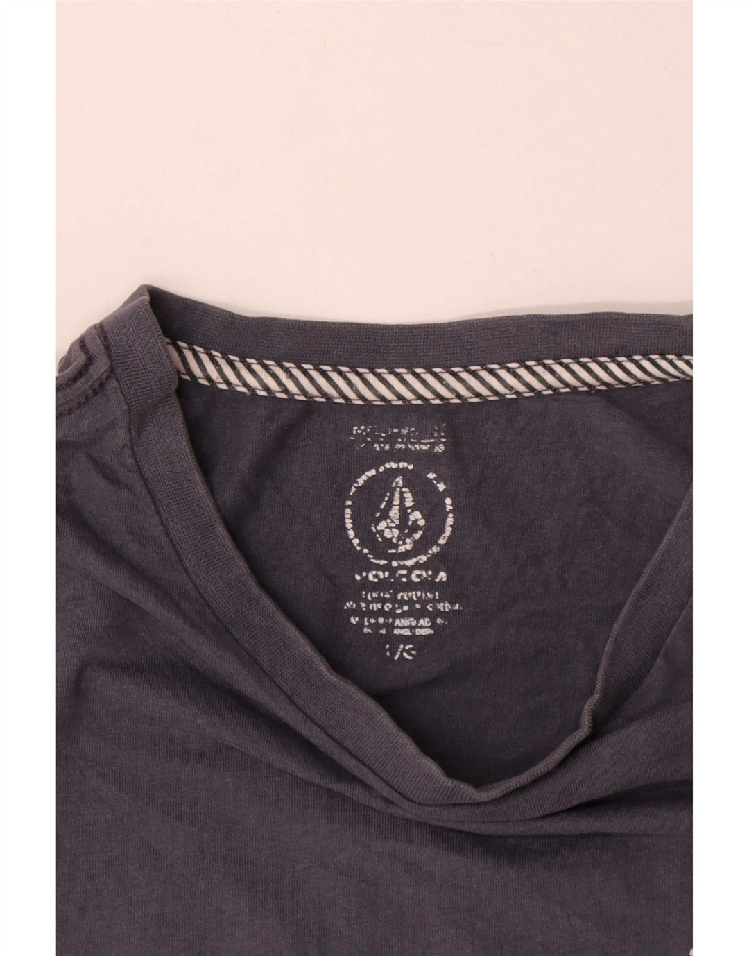 Tricou grafic pentru bărbați Volcom Top mare din bumbac bleumarin