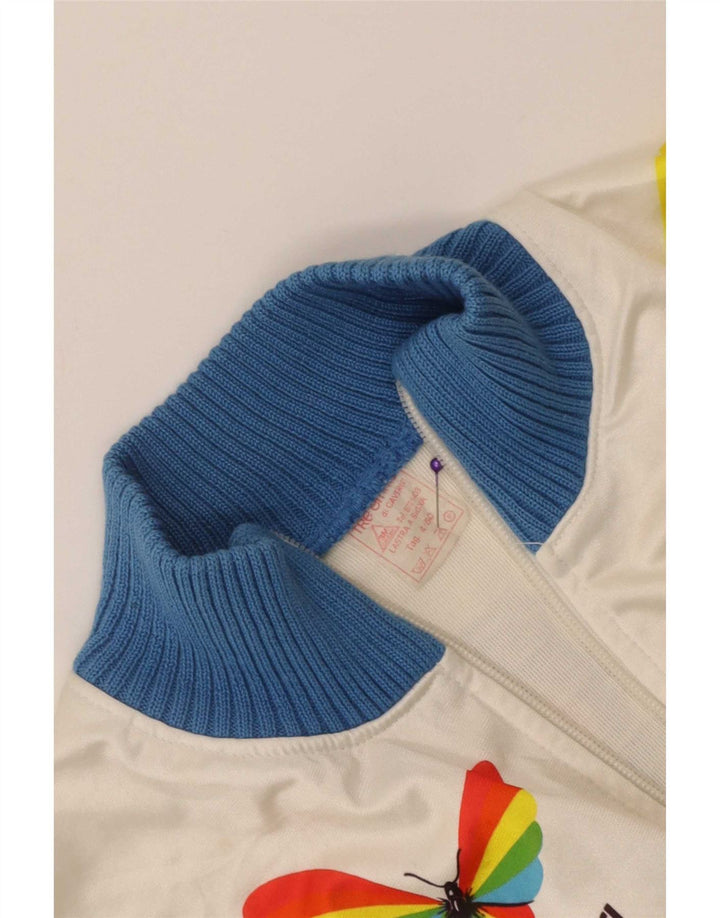 Jachetă de trening vintage pentru bărbați cu grafică IT 50, albastru mediu, color block
