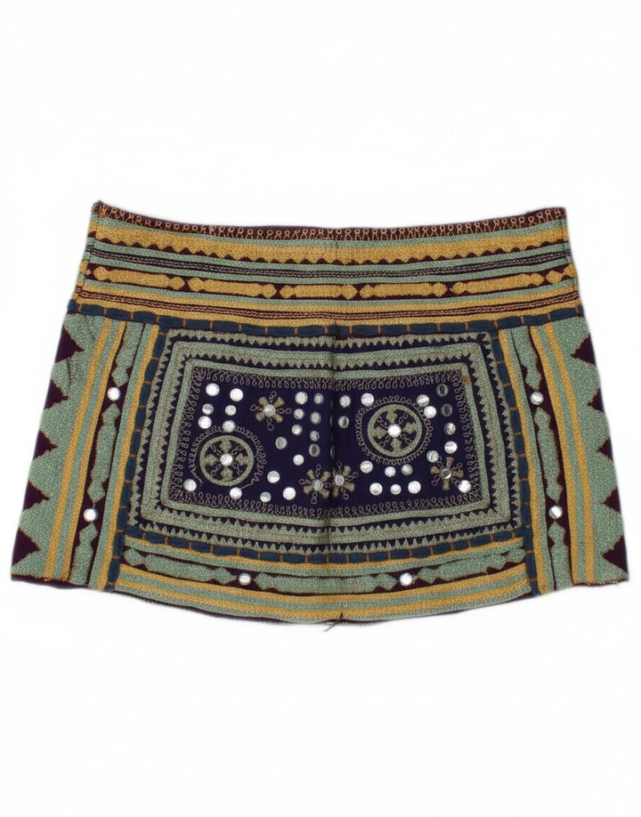 Fusta Mini Zara Femei Medium W28 Multicolor Geometric