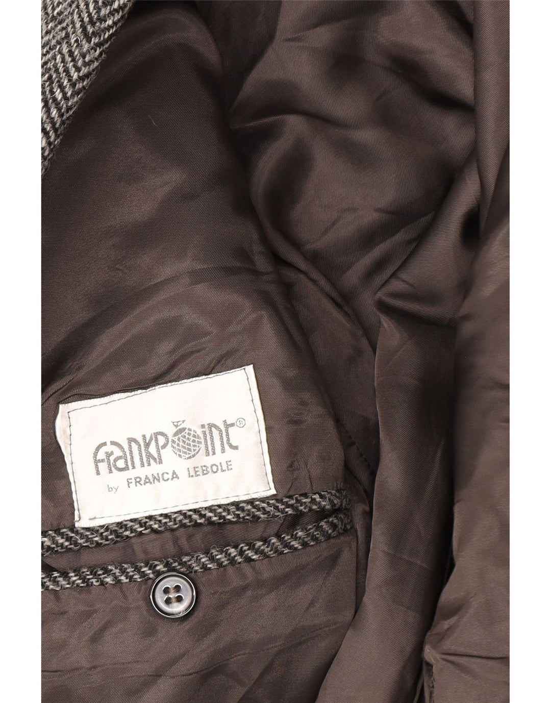 Jachetă Blazer pentru bărbați Lanificio Campore, cu 2 nasturi, UK 40, mare, gri, Herringbone