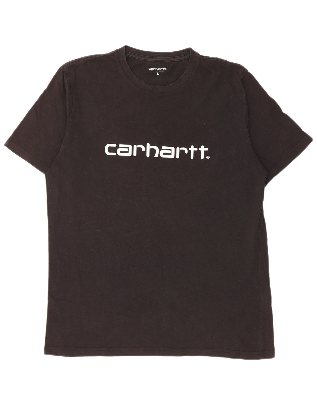 Tricou grafic pentru bărbați Carhartt Top mare din bumbac negru