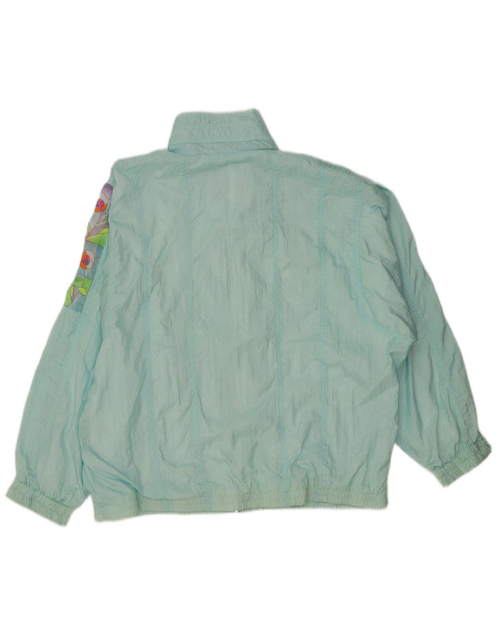 Jachetă de trening supradimensionată pentru femei Diadora UK 14 Medium Blue Floral