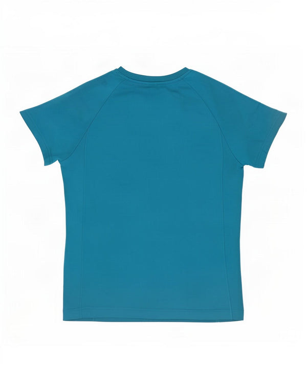 Tricou Adidas Femei Top UK 12/14 Medium Blue Poliester