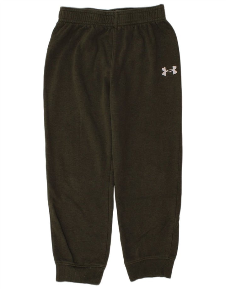 Pantaloni de trening Under Armour pentru baieti Joggeri 6-7 ani kaki