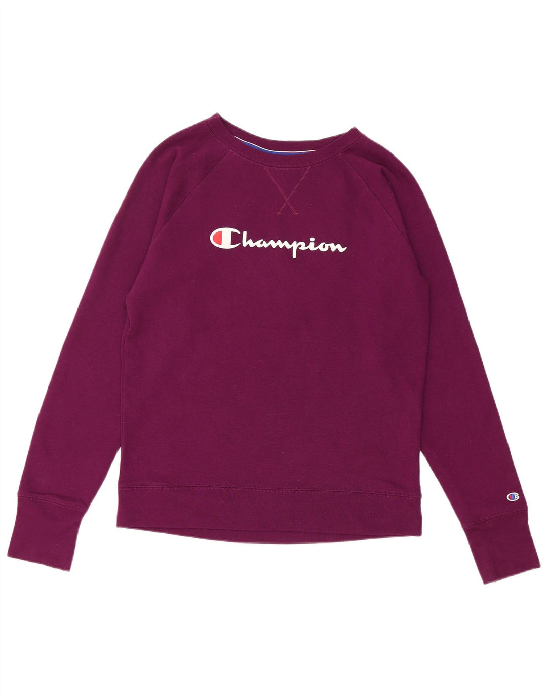 Pulover cu grafic pentru femei Champion UK 14 Maroon mediu