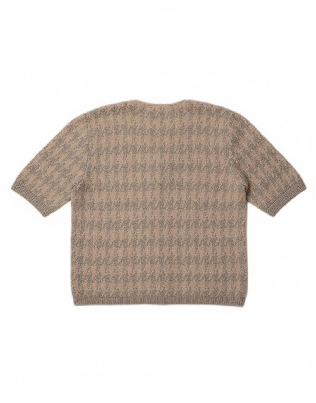 Giesswein Pulover Cardigan pentru Femei EU 38 Medium White Houndstooth