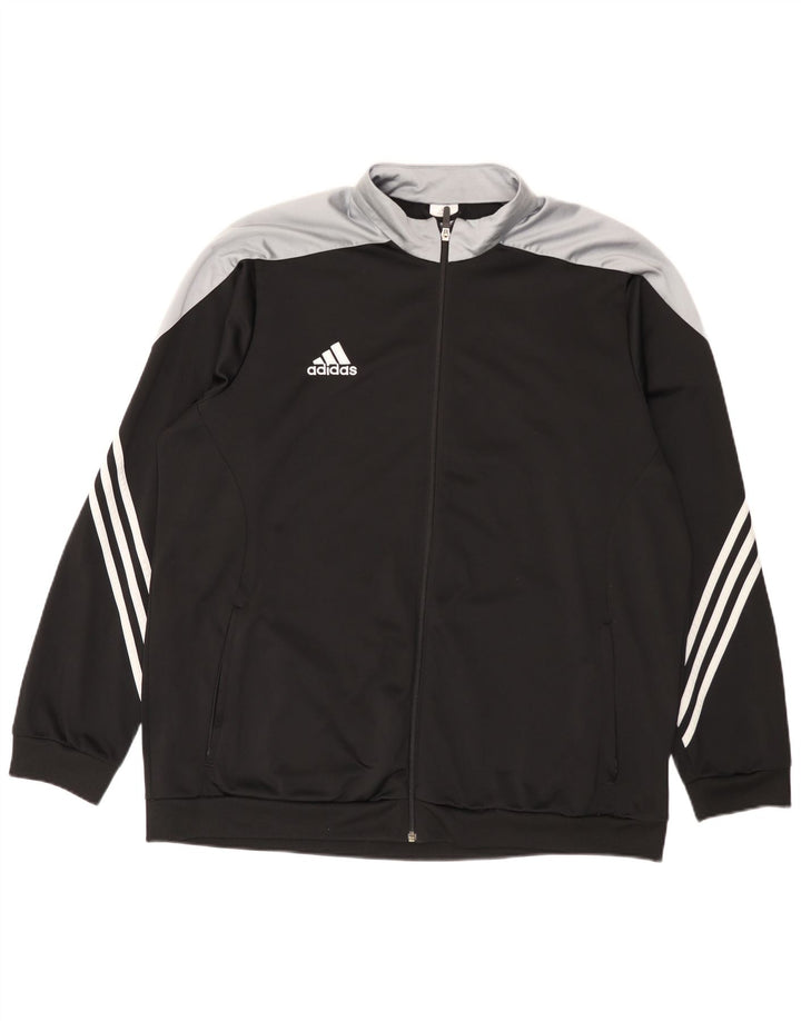 Jachetă de trening pentru bărbați Adidas, 2XL, negru, poliester