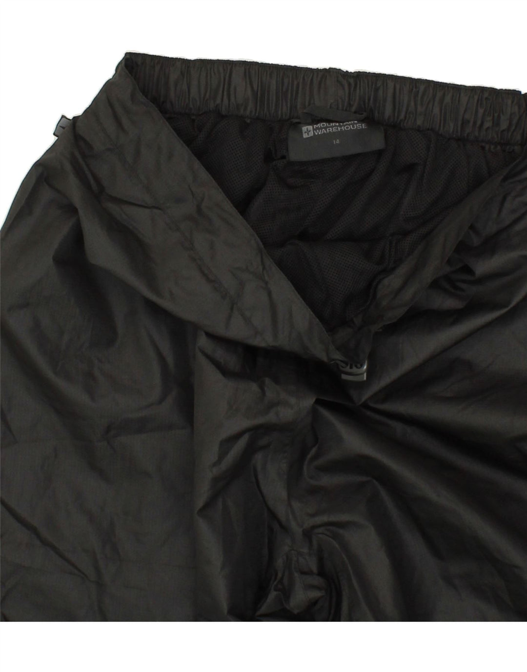 MOUNTAIN WAREHOUSE Womens Tracksuit Trousers UK 14 Medium Black Polyester Vintage Mountain Warehouse and Second-Hand Mountain Warehouse from Messina Hembry 