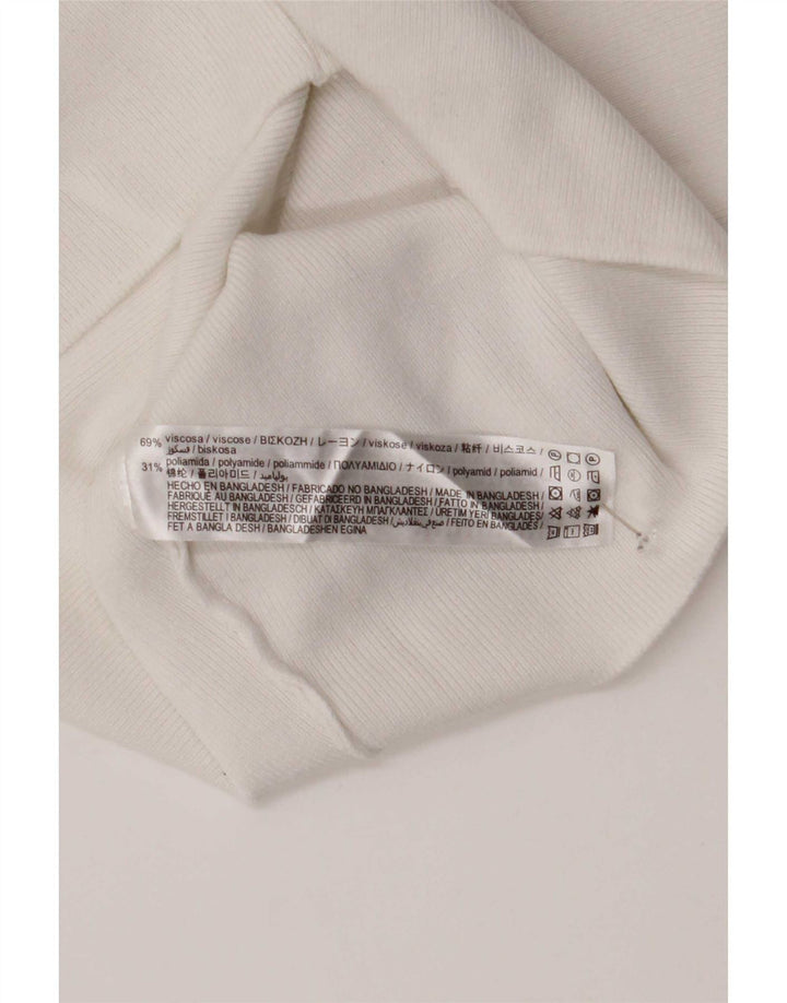 Top cu vestă pentru femei Zara UK 8 Small White Viscose