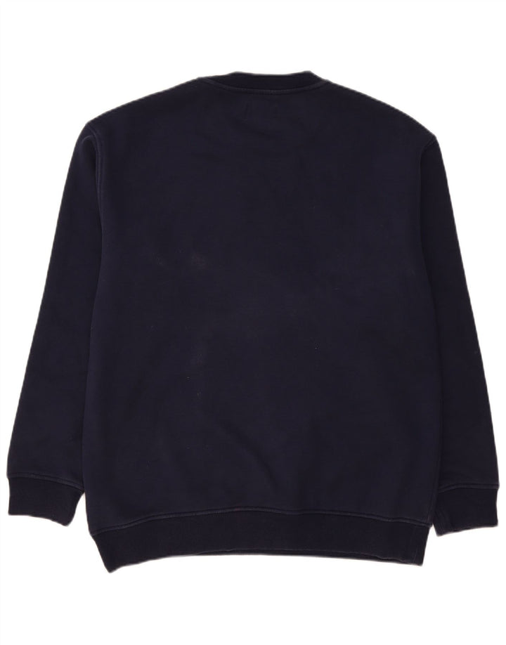 Hanorac pentru bărbați Tommy Hilfiger Pulover mare din bumbac bleumarin