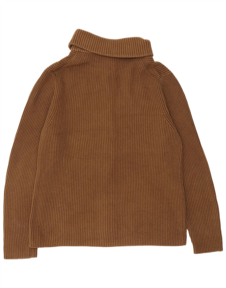 Pulover cardigan pentru bărbați Gap, bumbac maro mare