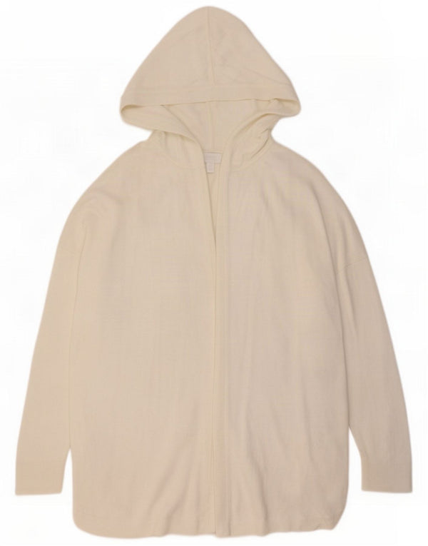 The White Company Womens Lounge Hooded Cardigan Pulover UK 14 Large Off