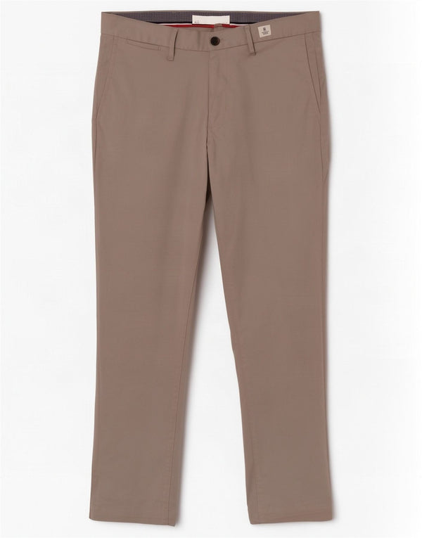 Pantaloni chino drepți pentru bărbați Tommy Hilfiger W34 L31 bumbac gri