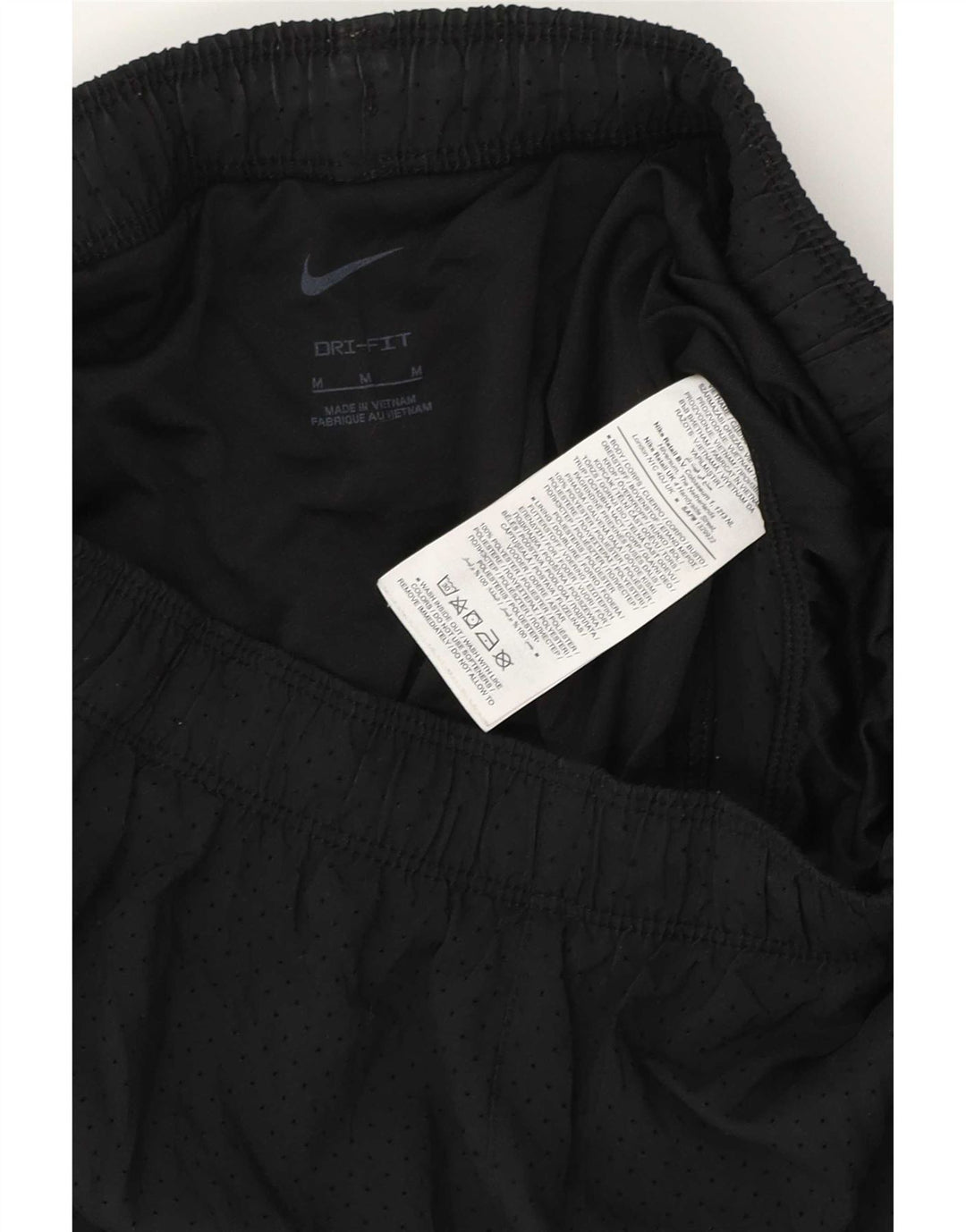 Pantaloni scurți sport Nike Dri Fit pentru femei UK 12 Poliester mediu negru