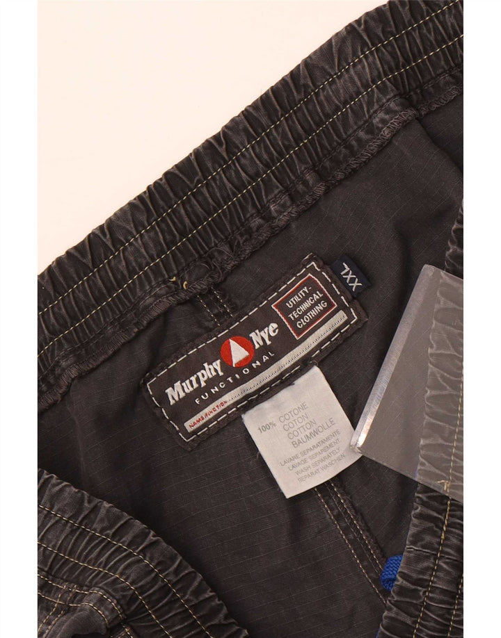 Pantaloni cargo drepti pentru bărbați Murphy & Nye L36 L35 bumbac gri