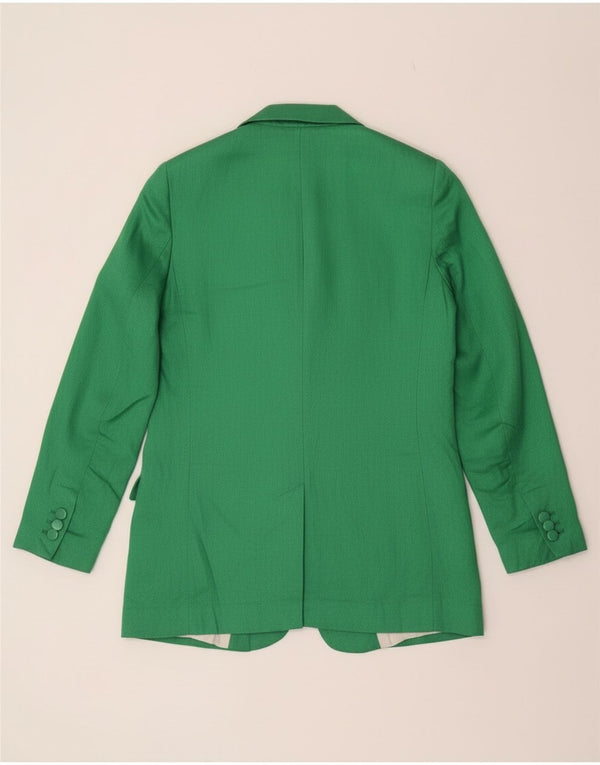 Jachetă Blazer pentru femei deschisă Zara UK 10 Mic verde