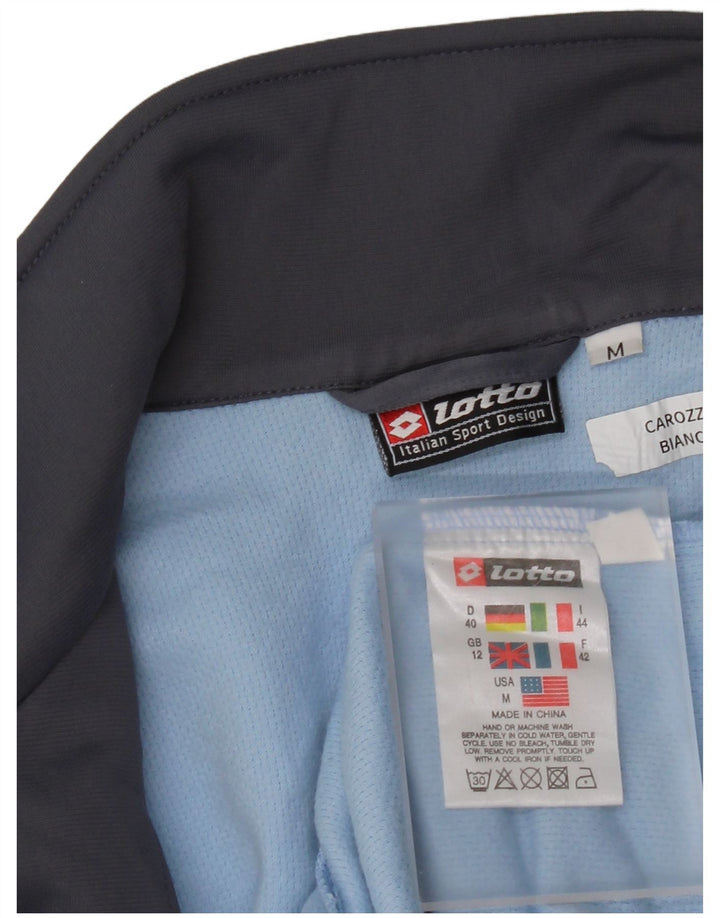 Jachetă de trening pentru femei Lotto UK 12 Medium Blue Colorblock Poliester