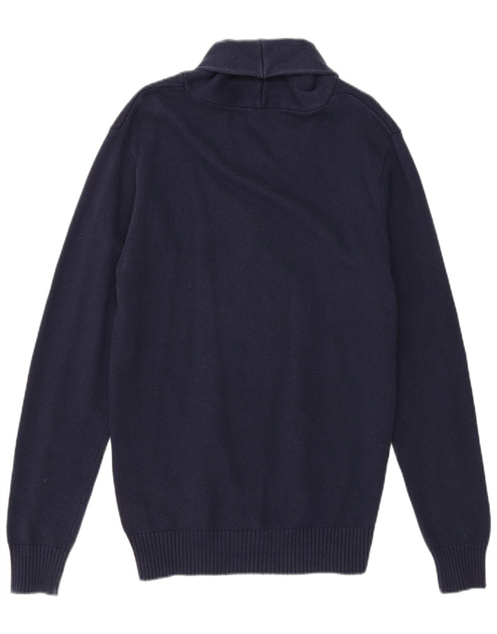 Pulover cardigan pentru bărbați Jack & Jones, mare, bleumarin, bumbac