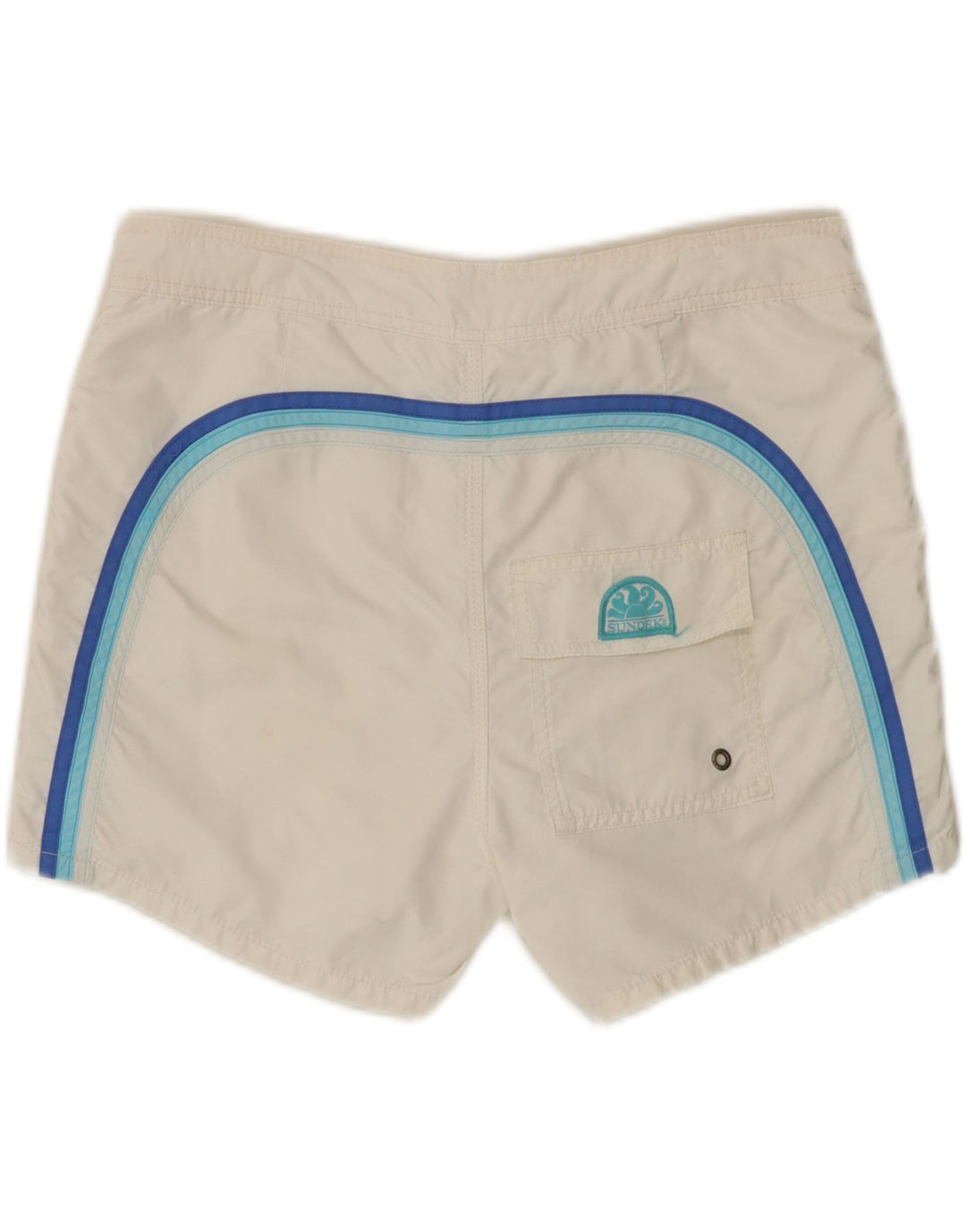 Sundek Pantaloni scurți de înot pentru bărbați, mari, albi