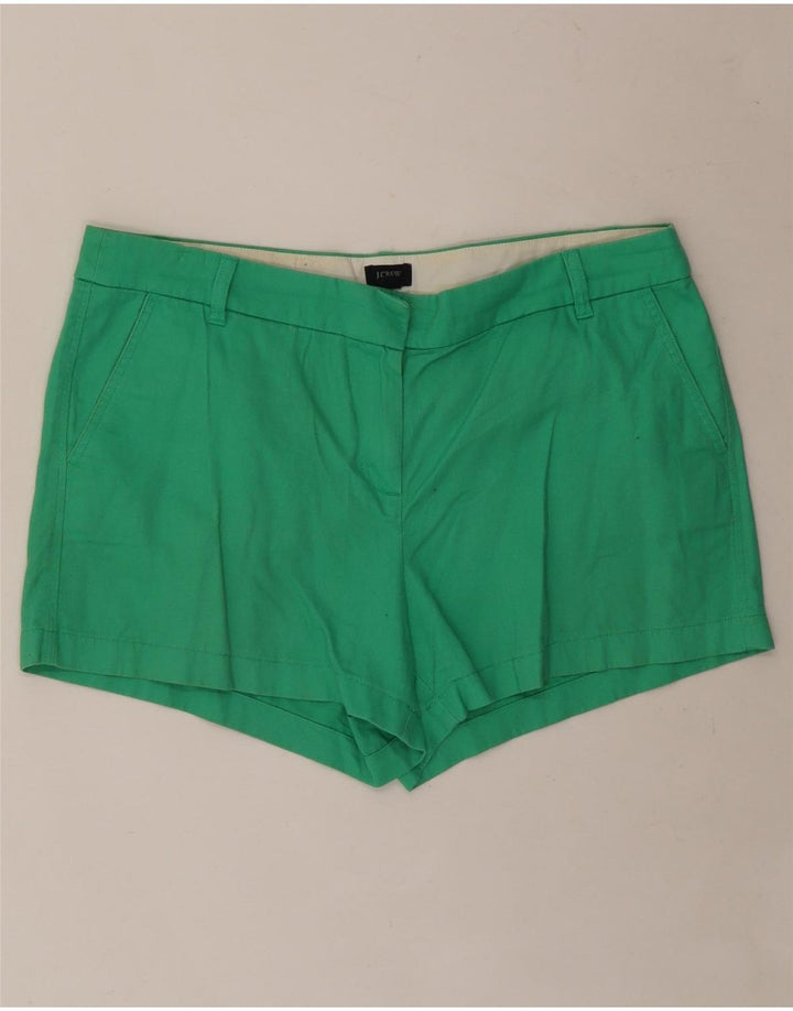Pantaloni scurti chino pentru femei J. CREW US 14 XL W36 bumbac verde