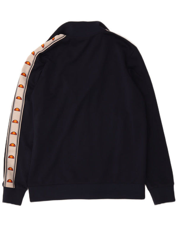 Jachetă de top pentru trening cu grafică pentru bărbați Ellesse, albastru mediu, color block