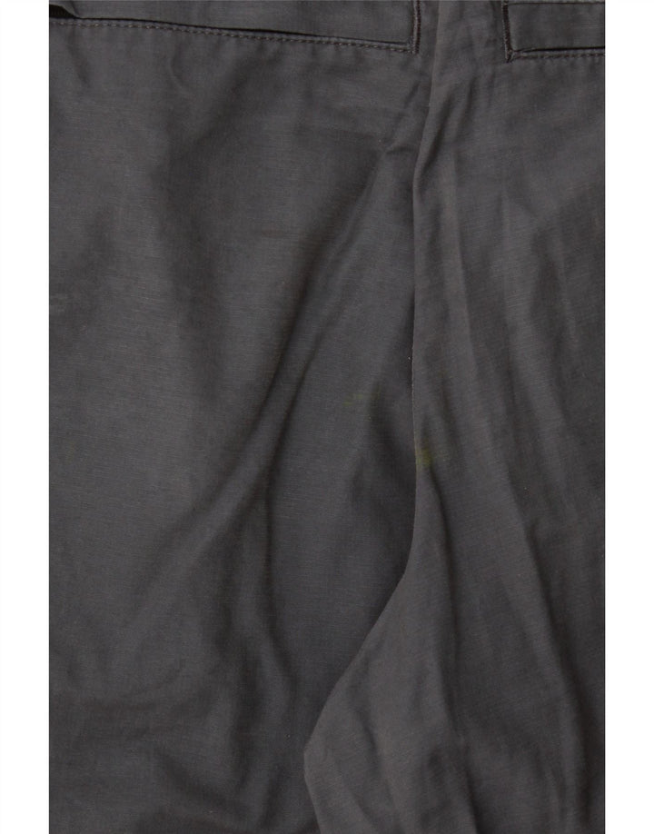MARKS & SPENCER Pantaloni scurți cargo pentru bărbați W34 mari, bumbac bleumarin