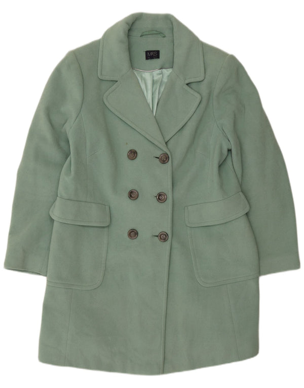 Palton dublu pentru femei Marks & Spencer UK 16 Lână verde mare