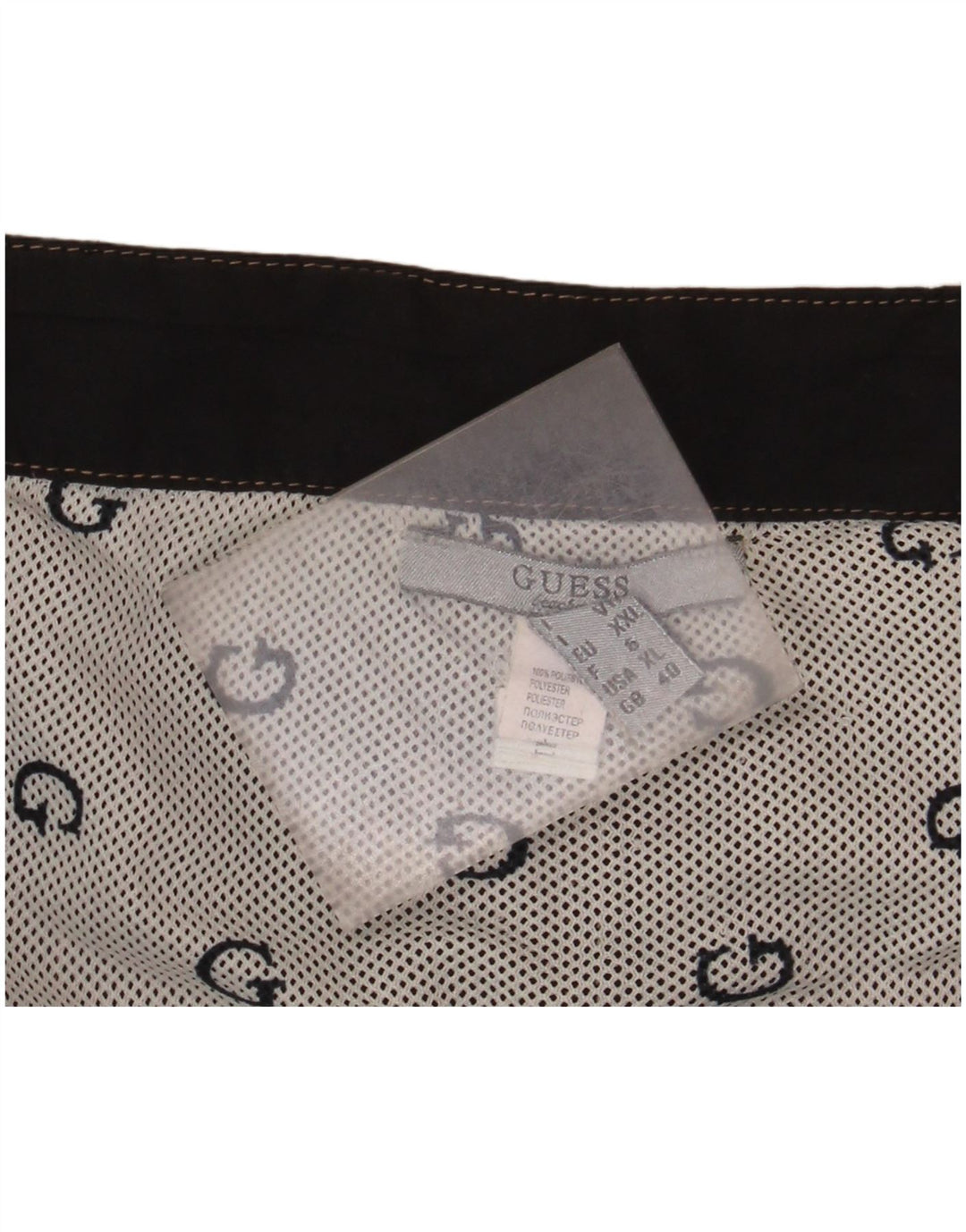 Pantaloni scurți de înot grafic pentru bărbați Guess 2XL poliester negru