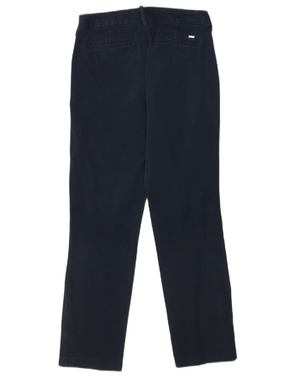 Pantaloni chino drepți pentru femei Tommy Hilfiger US 6 Medium W26 L27 Bleumarin