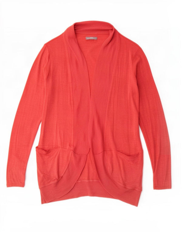 Zara Womens Open Cardigan Sweater UK 10 Small Pink Viscose