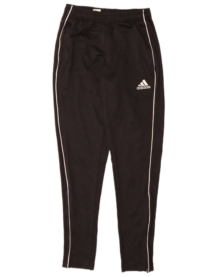 Pantaloni de trening Adidas pentru bărbați, poliester negru mic