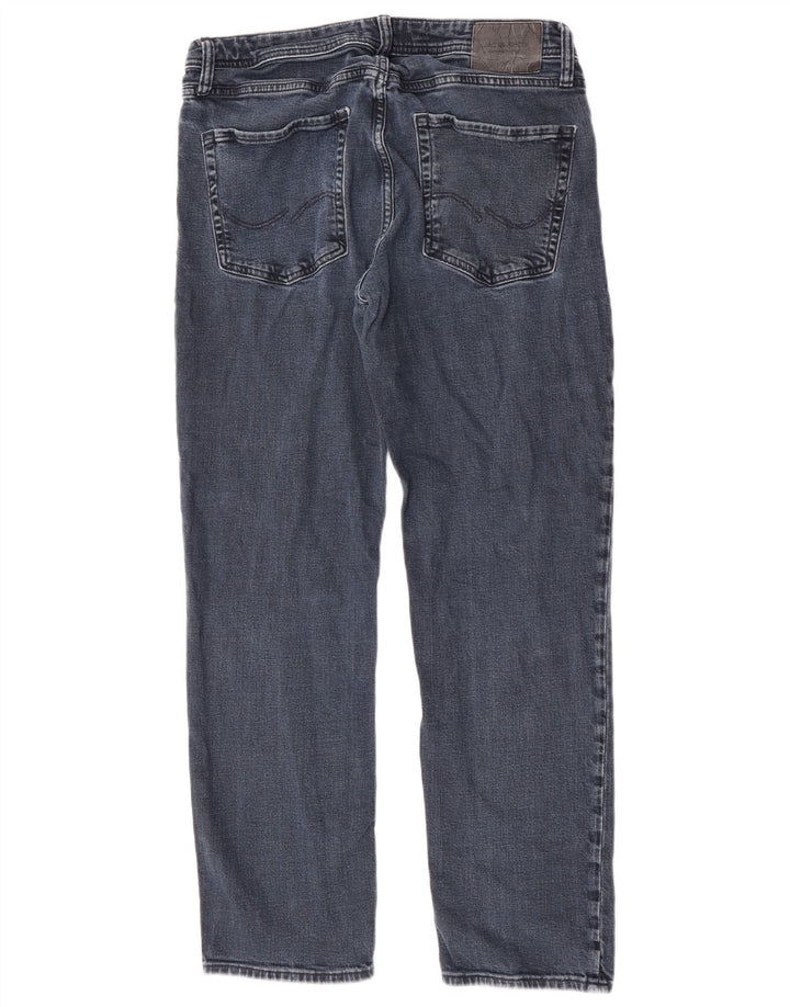 Jack & Jones Clark Regular Straight Jeans pentru bărbați W34 L29, bumbac albastru
