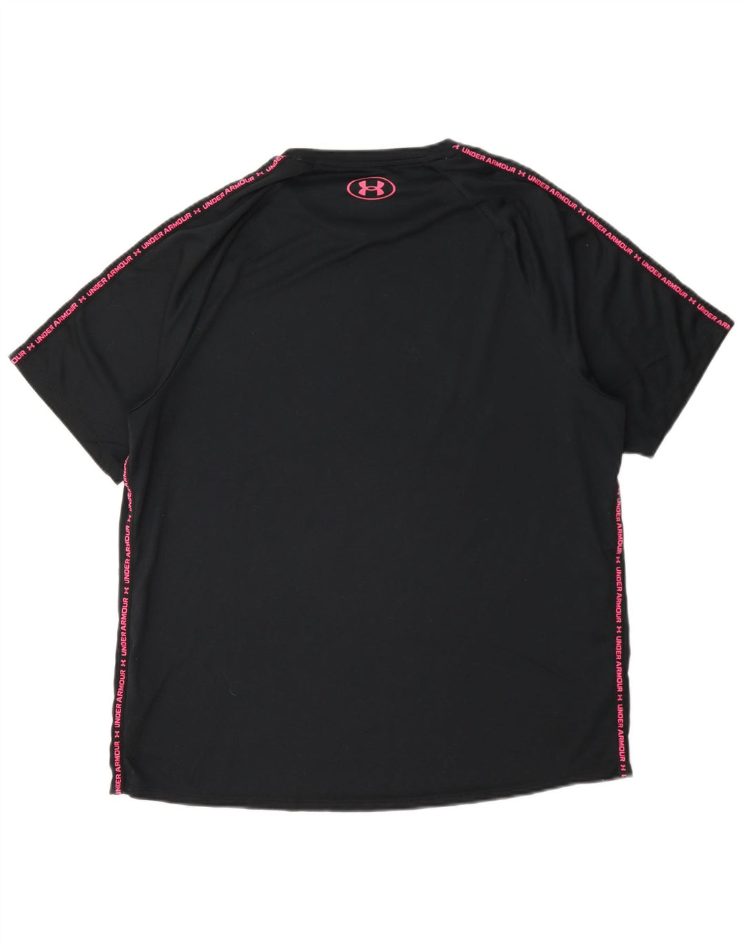 Tricou grafic Under Armour pentru bărbați Top mare din poliester negru