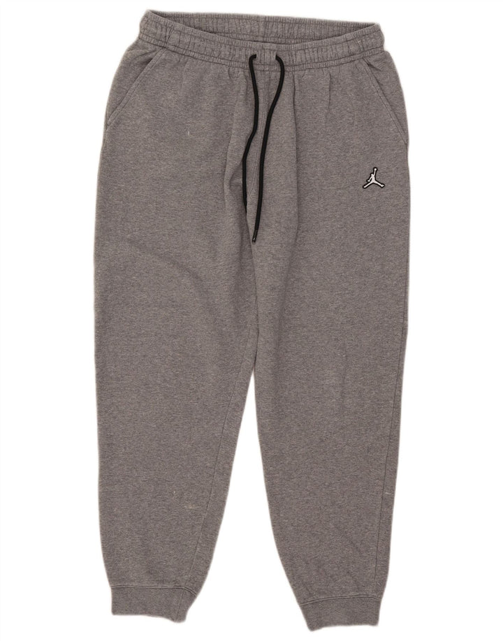 Pantaloni de trening Jordan pentru bărbați Joggeri mari, gri bumbac