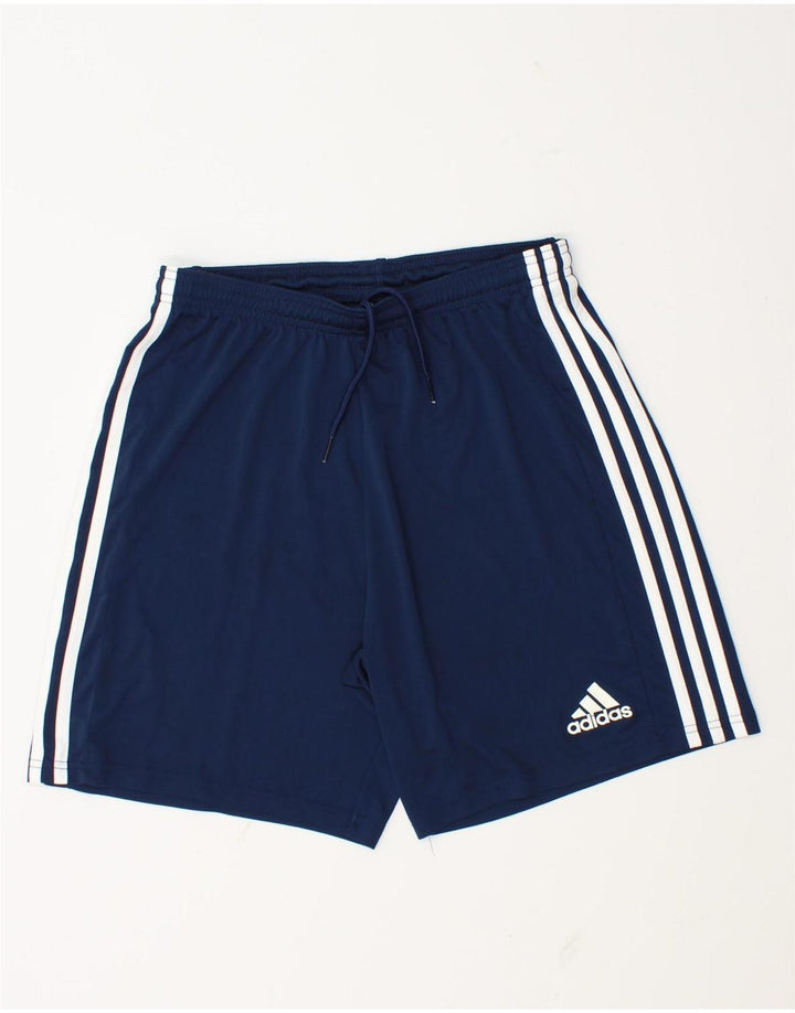 Pantaloni scurți de sport Adidas Aeroready pentru bărbați, poliester mediu albastru