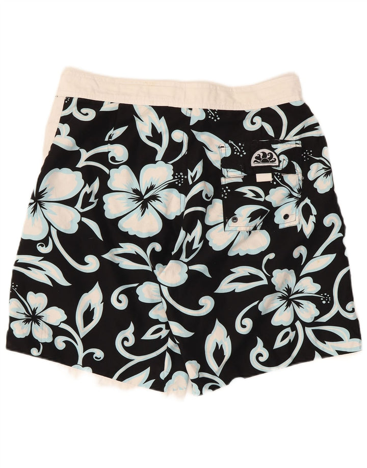 Sundek Pantaloni scurți de înot pentru bărbați IT 50 Poliester floral negru mare