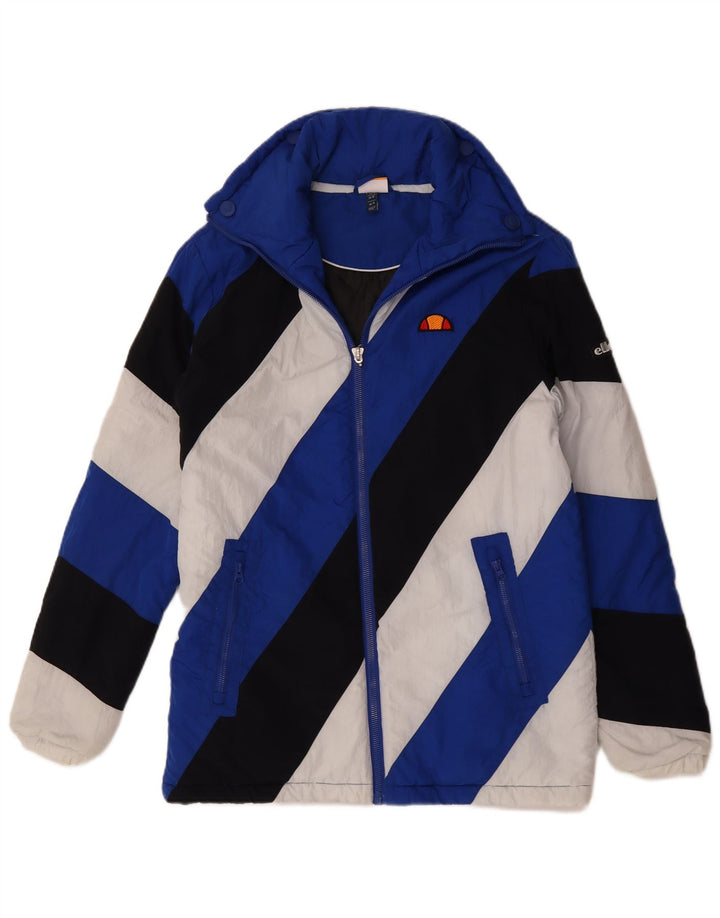 Jachetă de vânt pentru bărbați Ellesse UK 36, albastru, poliamidă color bloc