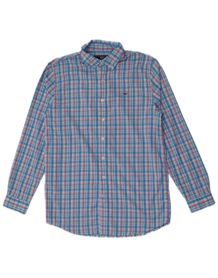 Cămașă Vineyard Vines Băieți 15-16 Ani XL Blue Check Nylon