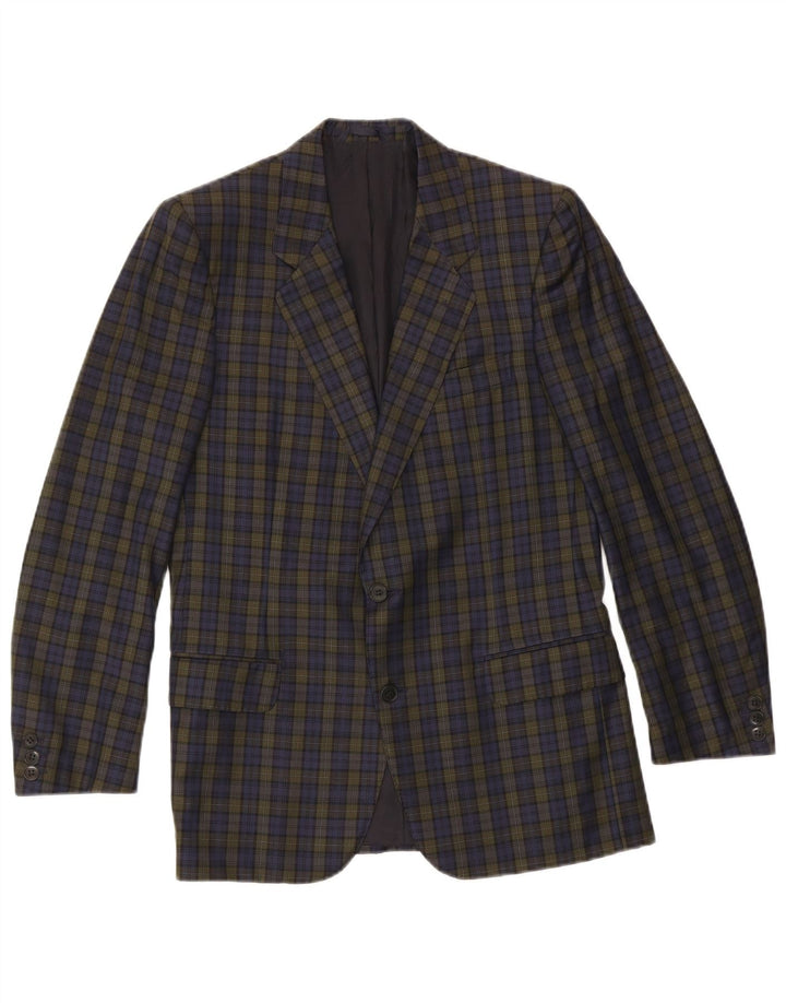 Jachetă pentru bărbați Cantarelli Loro Piana cu 2 nasturi, IT 48 Medium Blue Check