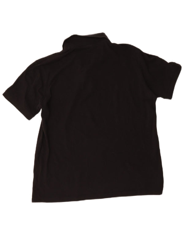Tricou polo pentru bărbați Diadora XL, bumbac negru