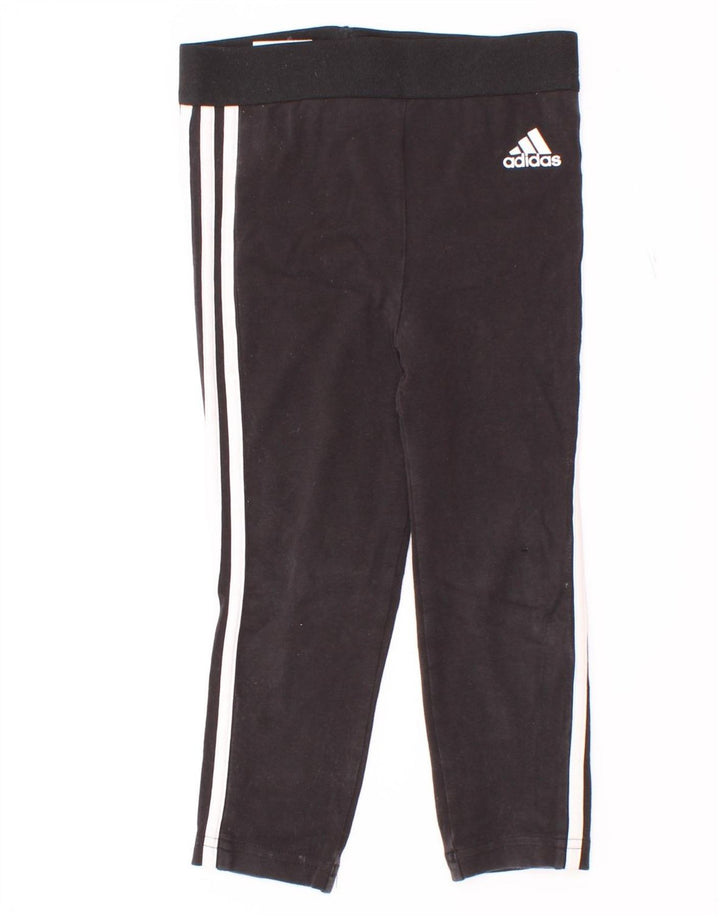 Adidas Fete Leggings 2-3 Ani Negru Bumbac