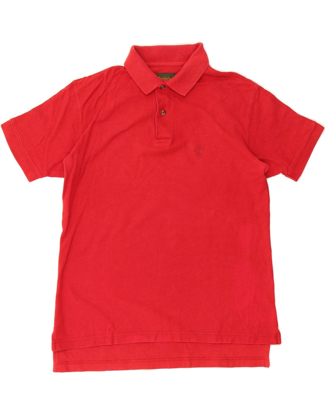 TIMBERLAND Mens Polo Shirt Small Red Cotton Vintage Timberland and Second-Hand Timberland from Messina Hembry 