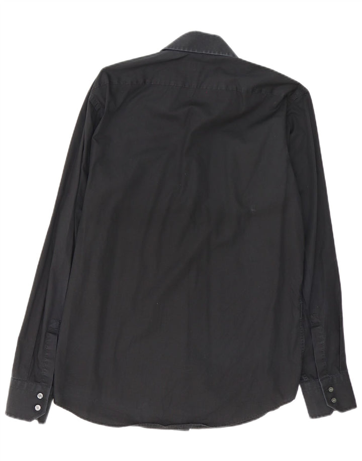 Cămașă pentru bărbați Hugo Boss Regular Fit Mărimea 39 15 1/2 Medium Negru